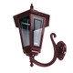 Colonial Timeless Wall Scone With Upward Arm Bracket In Burgundy B22 Colonial Timeless Wall Scone With Upward Arm Bracket In Burgundy B22